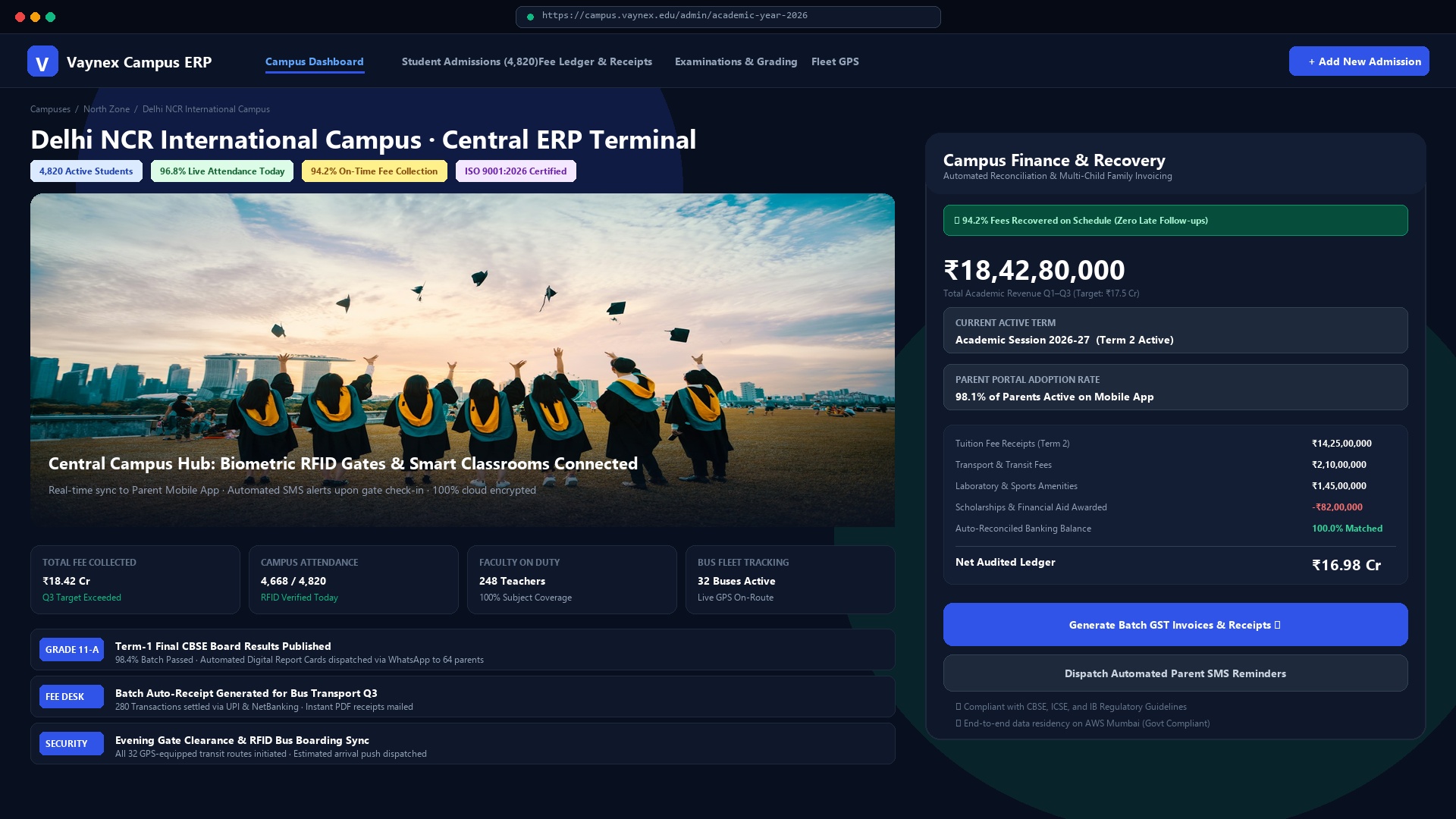 Campus & Student ERP Platform
